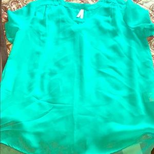 Sheer short sleeve shirt